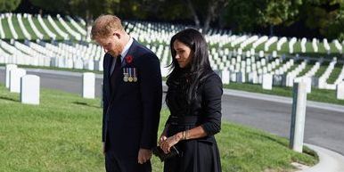 Meghan Markle Wore a Custom Brandon Maxwell Coat for Remembrance Sunday in L.A.