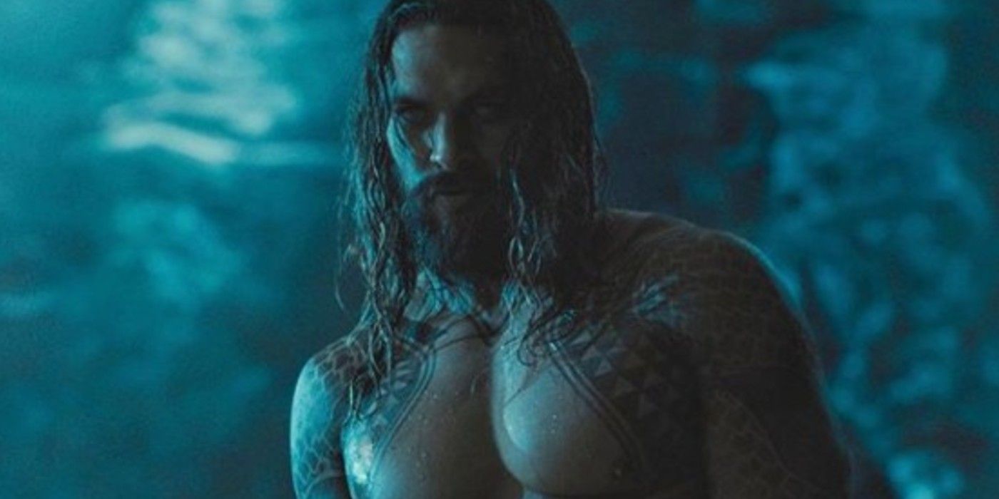 Momoa Celebrates Justice League Anniversary With Snyder Cut Aquaman Image