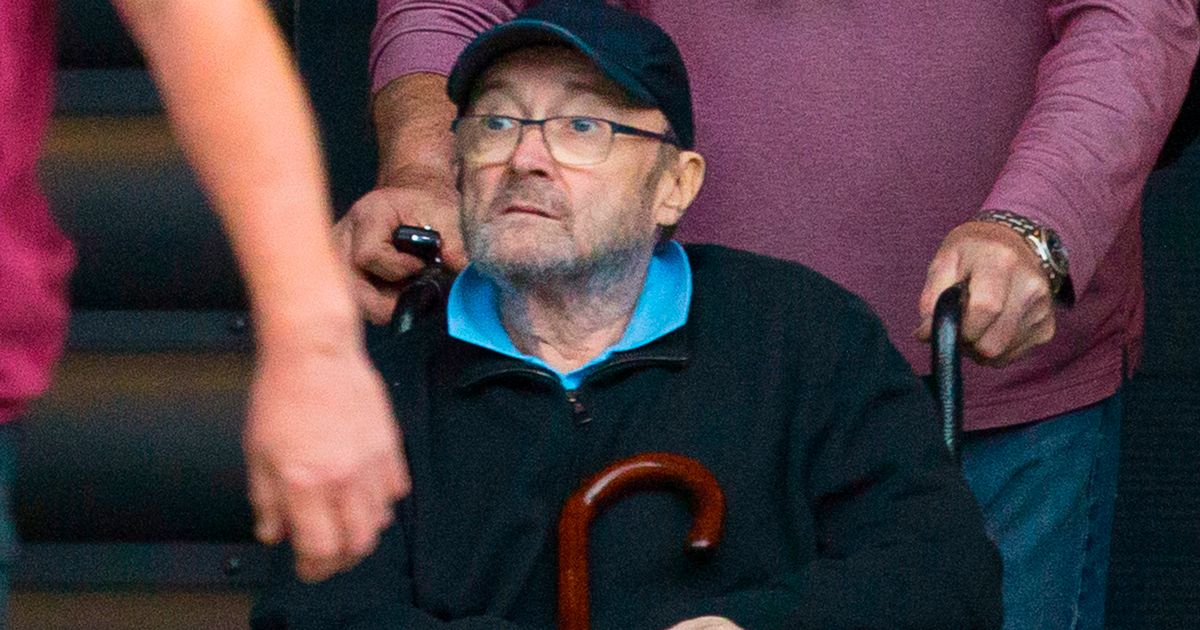 Phil Collins arrives to Genesis rehearsals in wheelchair amid ugly spat with ex-wife