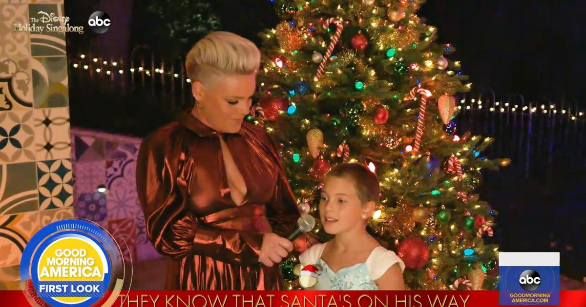 Pink’s 9-Year-Old Daughter Willow Reveals Her Amazing Voice on Disney’s ‘Holiday Singalong’