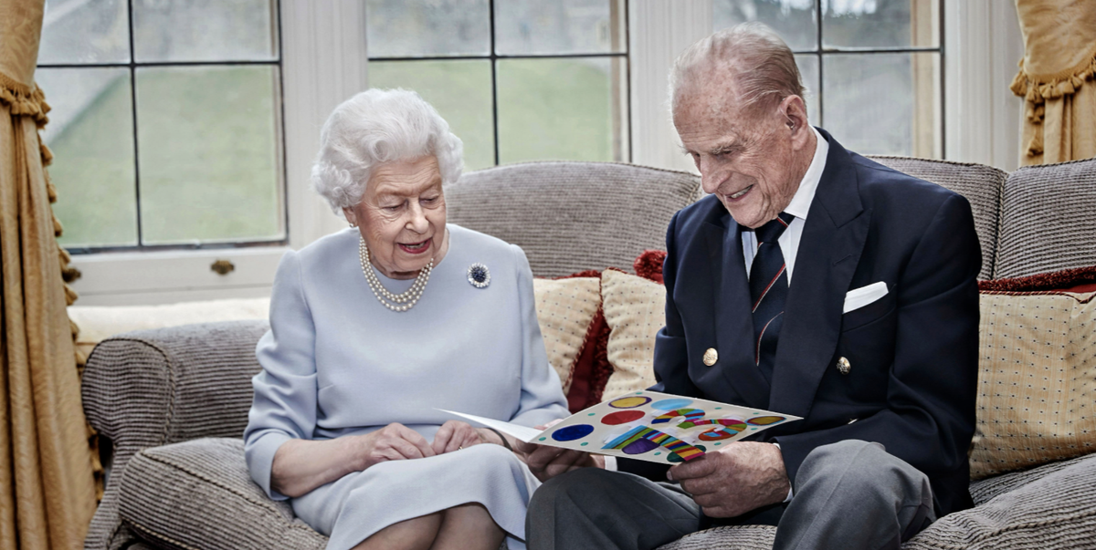 Queen Elizabeth and Prince Philip Pose for a Sweet Portrait to Mark Their 73rd Wedding Anniversary