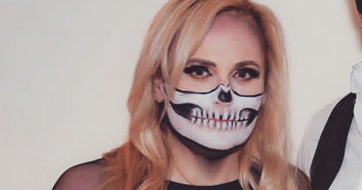 Rebel Wilson shows stunning weight loss in ghoulish black leotard Halloween costume