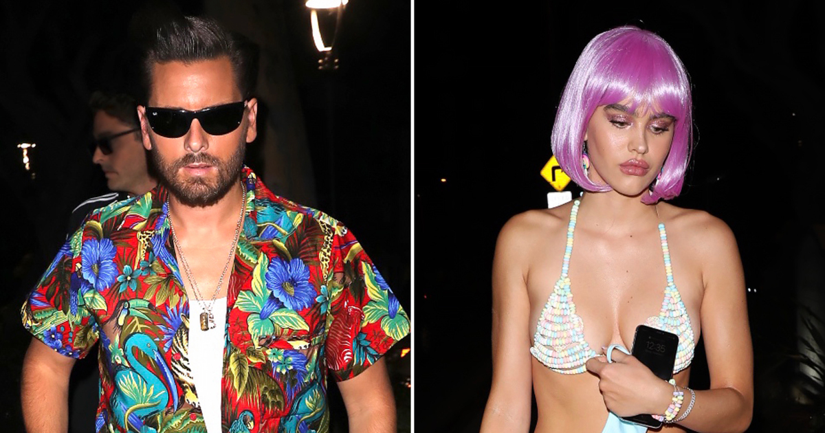 Scott Disick Attends Halloween Party With Amelia Hamlin After Cozy Pics With Kourtney Kardashian