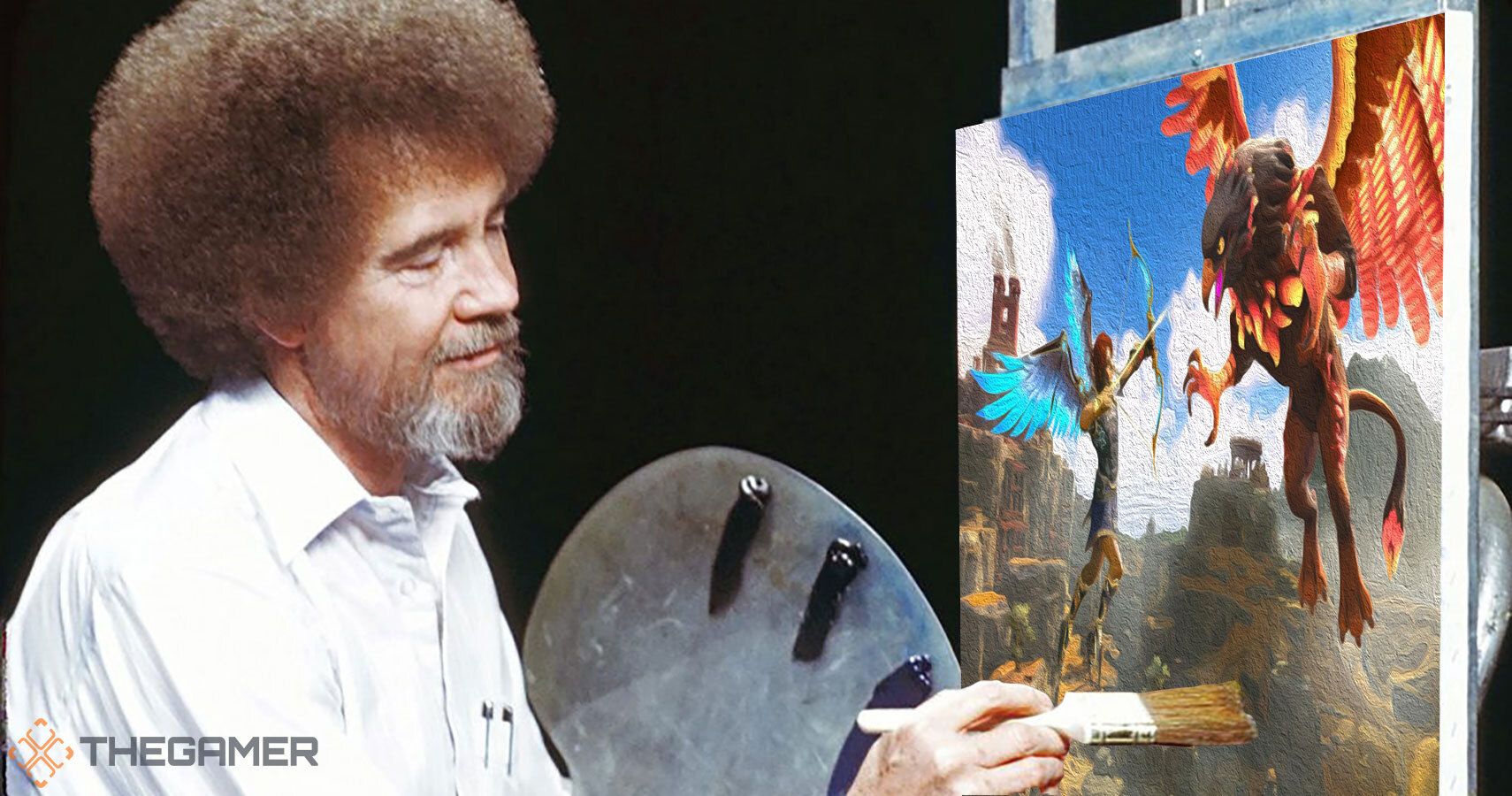 There’s A Lovely Tribute To Bob Ross In Immortals Fenyx Rising