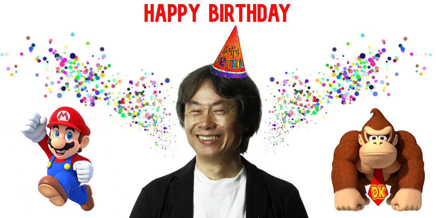 Today is Shigeru Miyamoto’s Birthday
