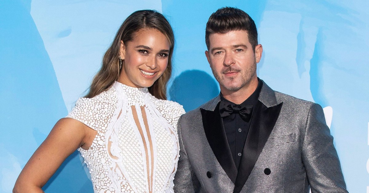 April Love Geary Gives Birth to 3rd Child With Fiance Robin Thicke, His 4th