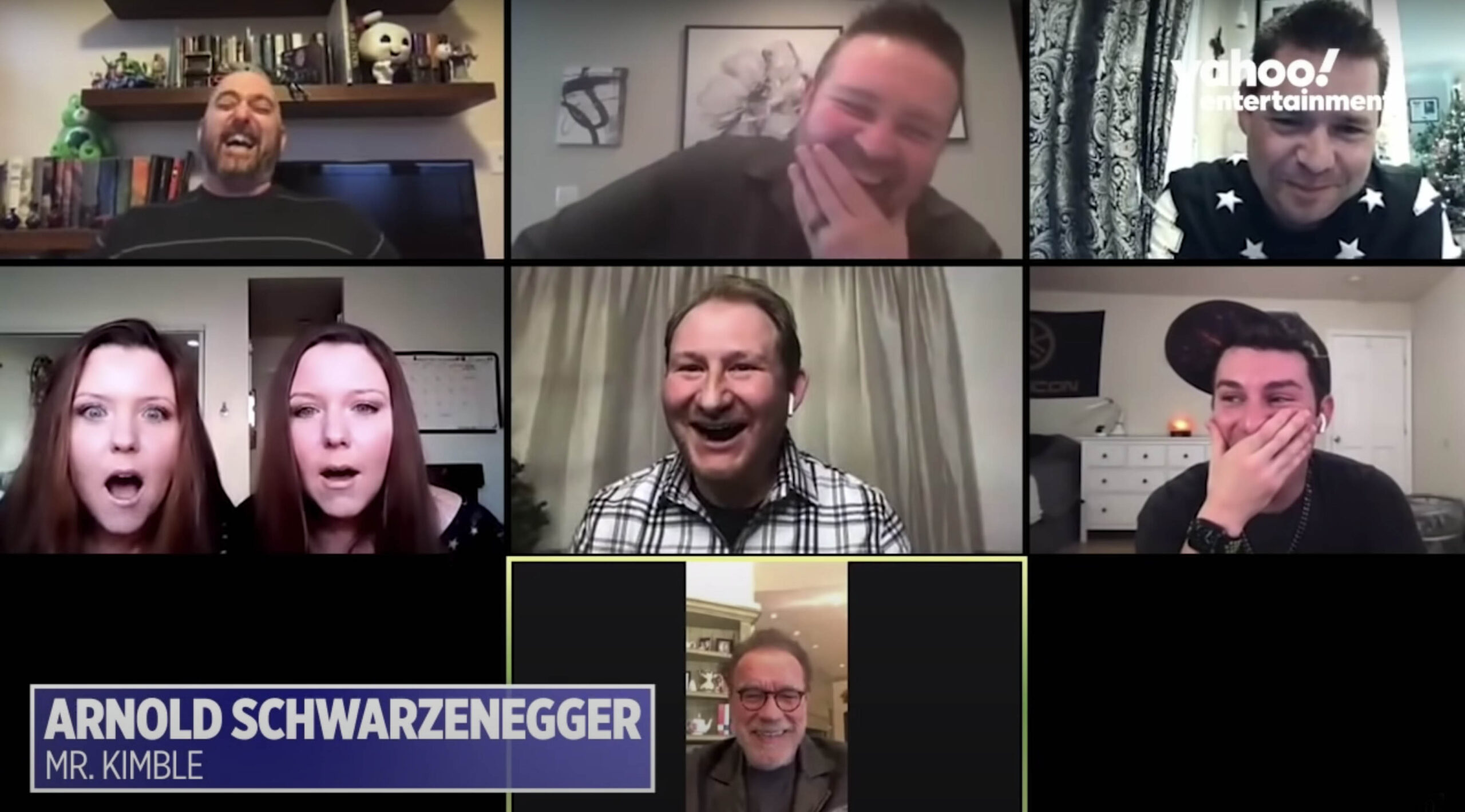 Arnold Schwarzenegger Surprises ‘Kindergarten Cop’ Cast During Virtual Reunion