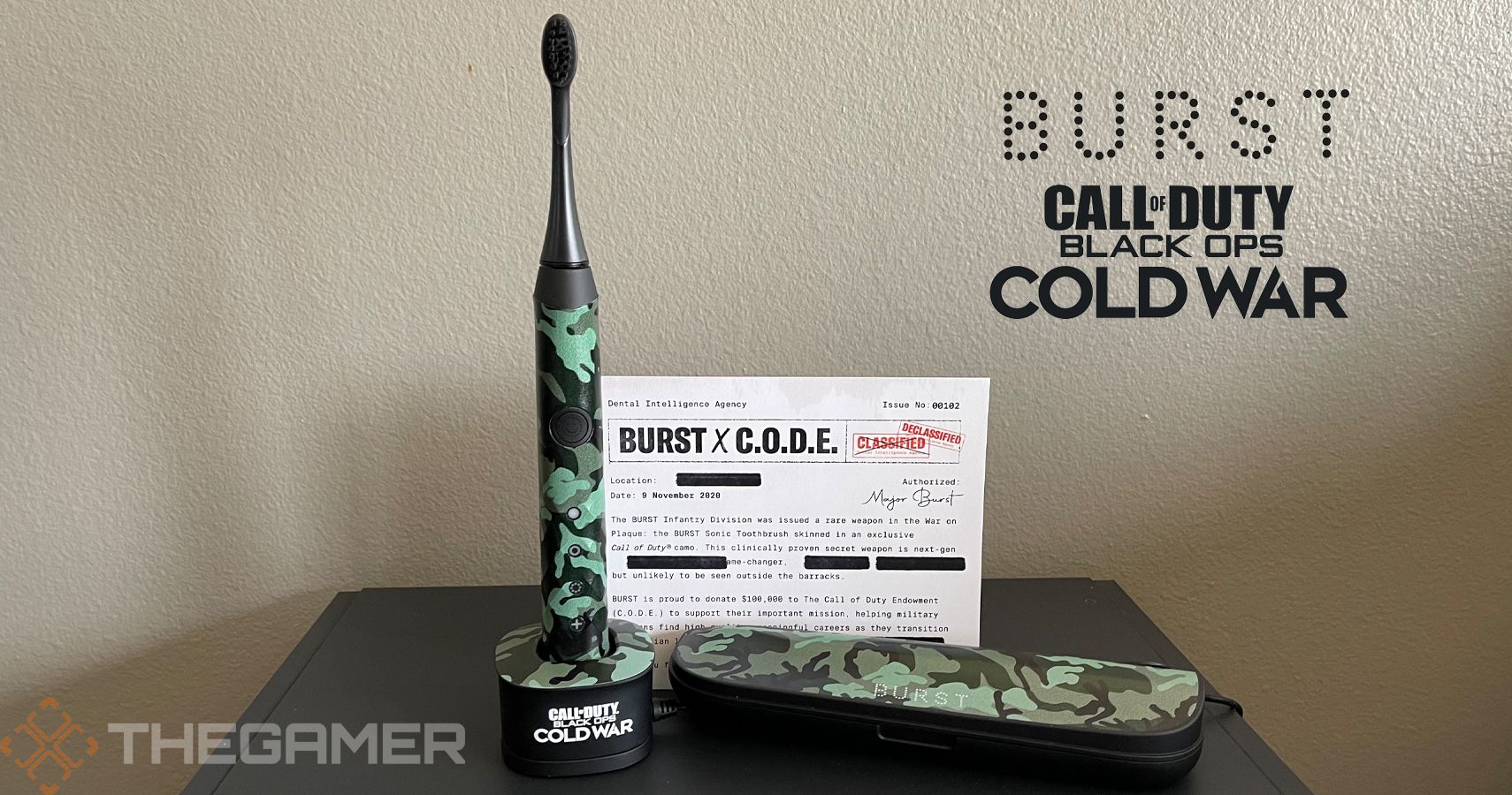 Call Of Duty BURST Sonic Toothbrush Review: First-Person Smiling