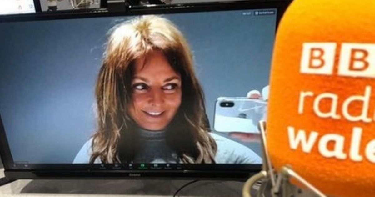 Carol Vorderman laughs off mishap as radio webcam zooms in on her chest
