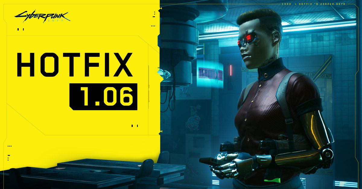 Cyberpunk 2077’s 1.06 update is here to reduce your fear of corrupted savegames