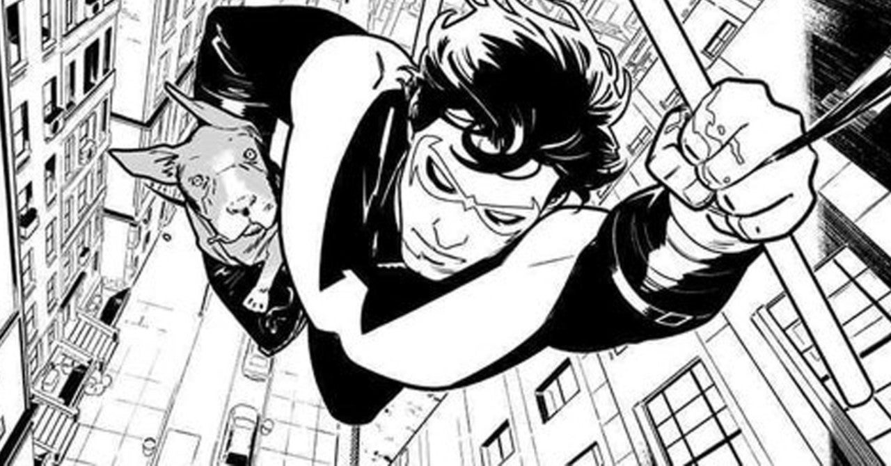 DC Reveals Nightwing’s New Puppy Sidekick