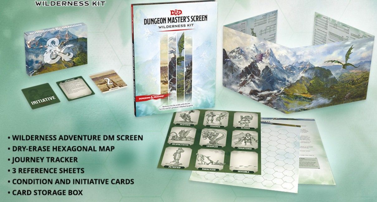 D&D’s Wilderness Kit Is My Favorite DM Screen, But Its Other Uses Vary