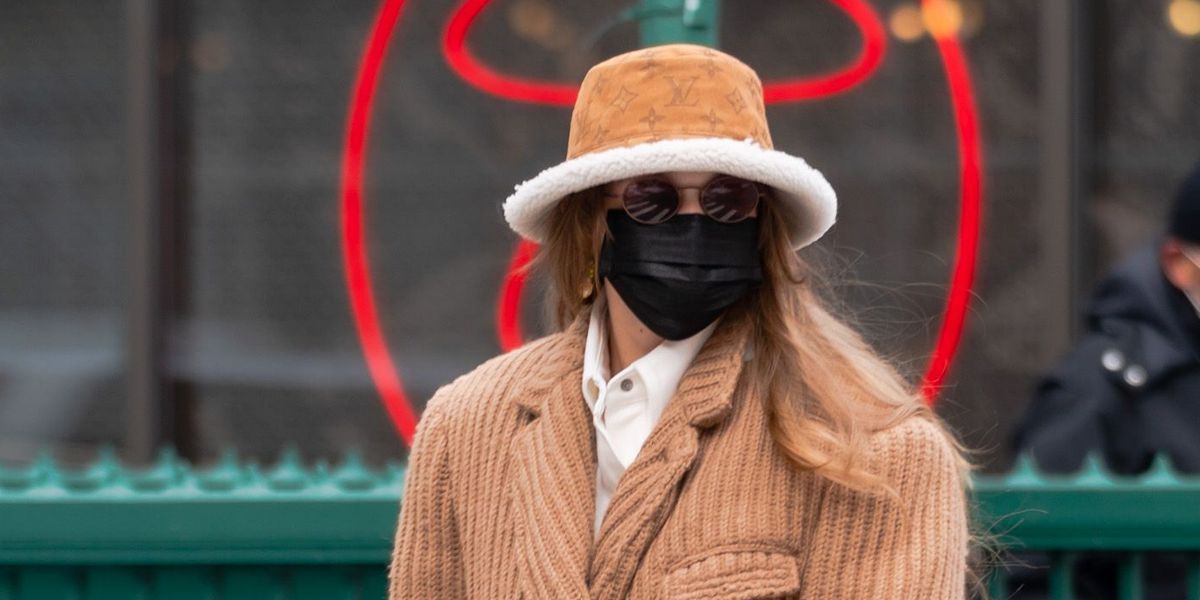 Gigi Hadid Stepped Out in Louis Vuitton for a Stroll With Her Baby Girl in NYC