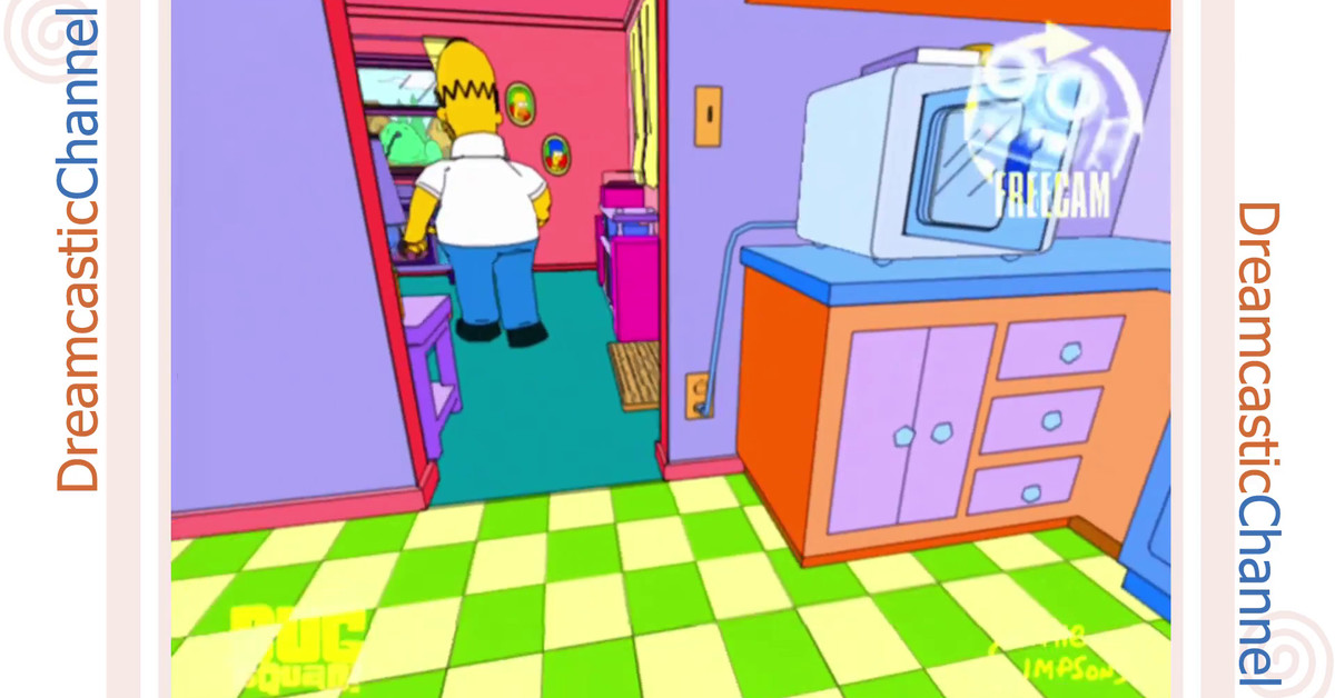 Here’s the never-before-seen Simpsons video game dreamt up for Sega Dreamcast
