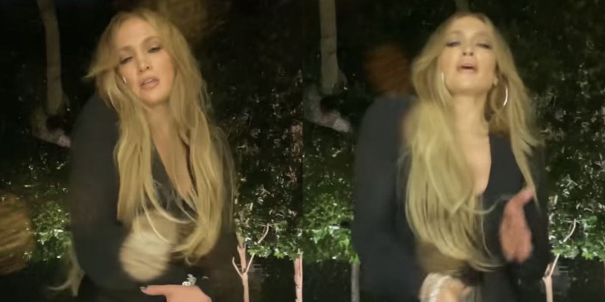 J.Lo Dances in Sleek Leather Pants and Comfy Pajamas to Launch TikTok Challenge