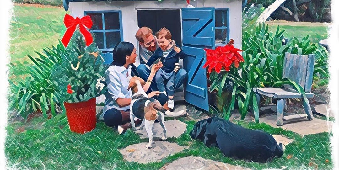 Meghan Markle, Prince Harry, and Archie Release Their Festive—and Illustrated—2020 Christmas Card