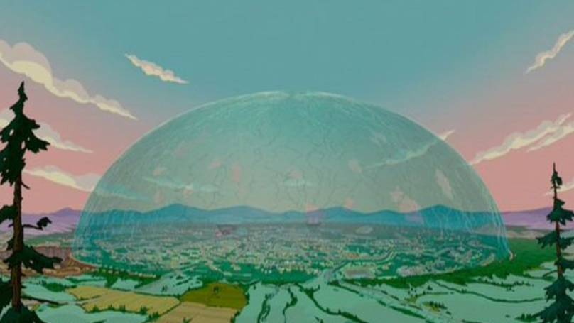 People Are Saying Another Simpsons Prediction Has Come True With Glass Dome