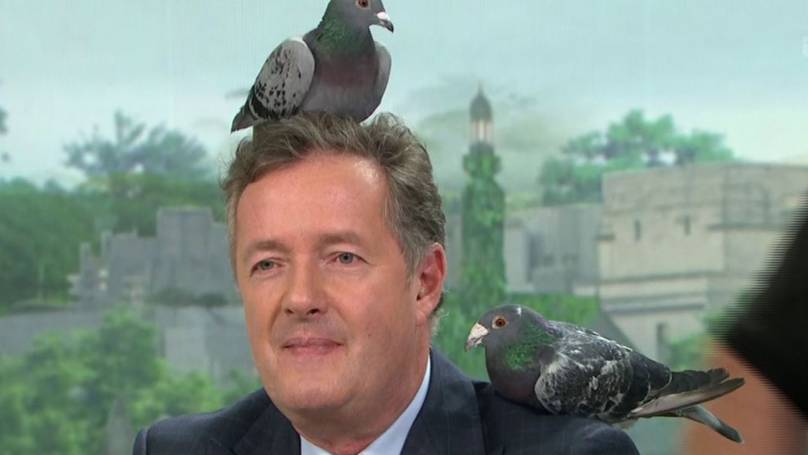 Piers Morgan Denies He’s The Bird Lady From Home Alone 2 Again