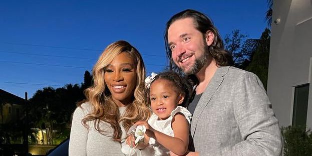 Serena Williams, Alexis Ohanian, and Daughter Olympia Pose for a Sweet Family Portrait