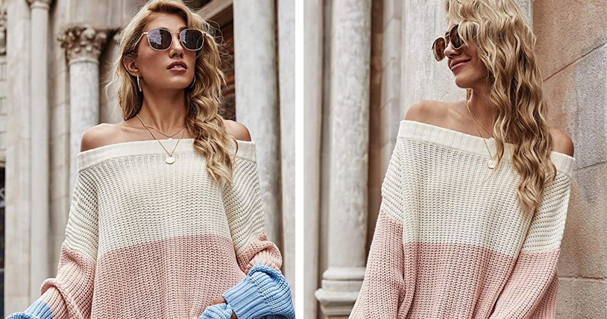 Shoppers Say This Off-the-Shoulder Sweater Is a Compliment Magnet