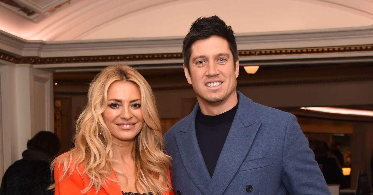 Tess Daly ‘beyond proud’ of Vernon Kay but admits blanket is going ‘straight in the wash’