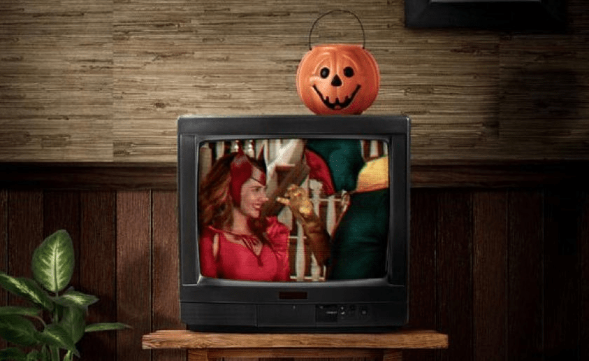 The Halloween Episode of Disney+ Series “WandaVision” Gets Its Own Poster Art