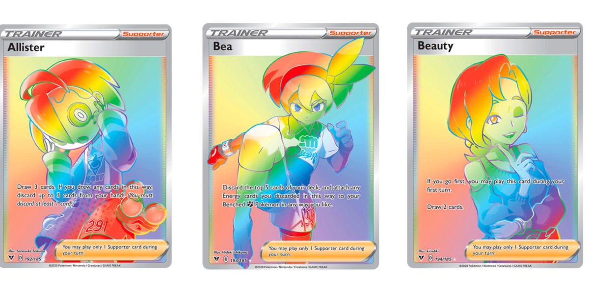 The Rainbow Rare Cards Of Pokémon TCG: Vivid Voltage Part 2