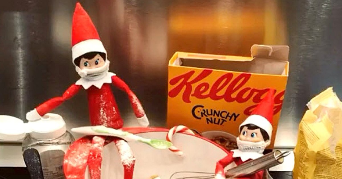 These Celebrity Parents Are Making Santa Claus Proud With Creative Elf on the Shelf Setups 