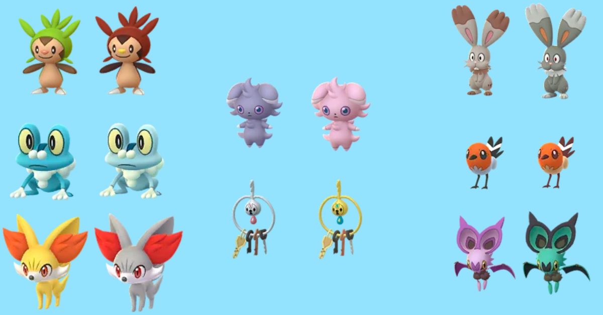 This Is How Shiny Kalos Species Will Look In Pokémon GO. 