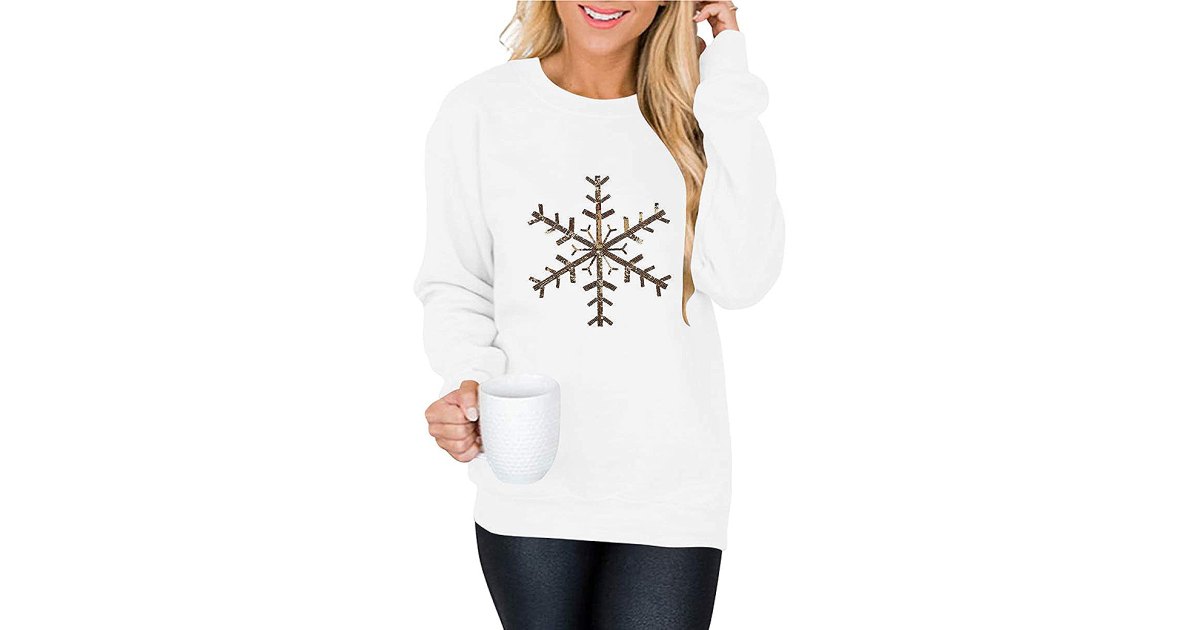 This Sequin Sweatshirt Is Festive for the Holidays in a Low-Key Way