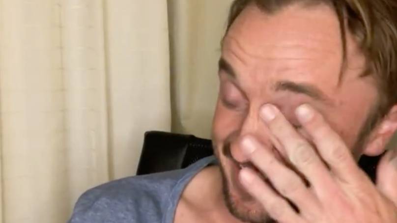 Tom Felton Cries As He Watches Harry Potter For The First Time In Nearly 20 Years