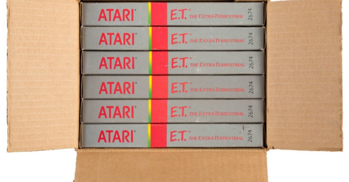 A Whole Case Of The Atari E.T. Game Is On Auction At Heritage Today