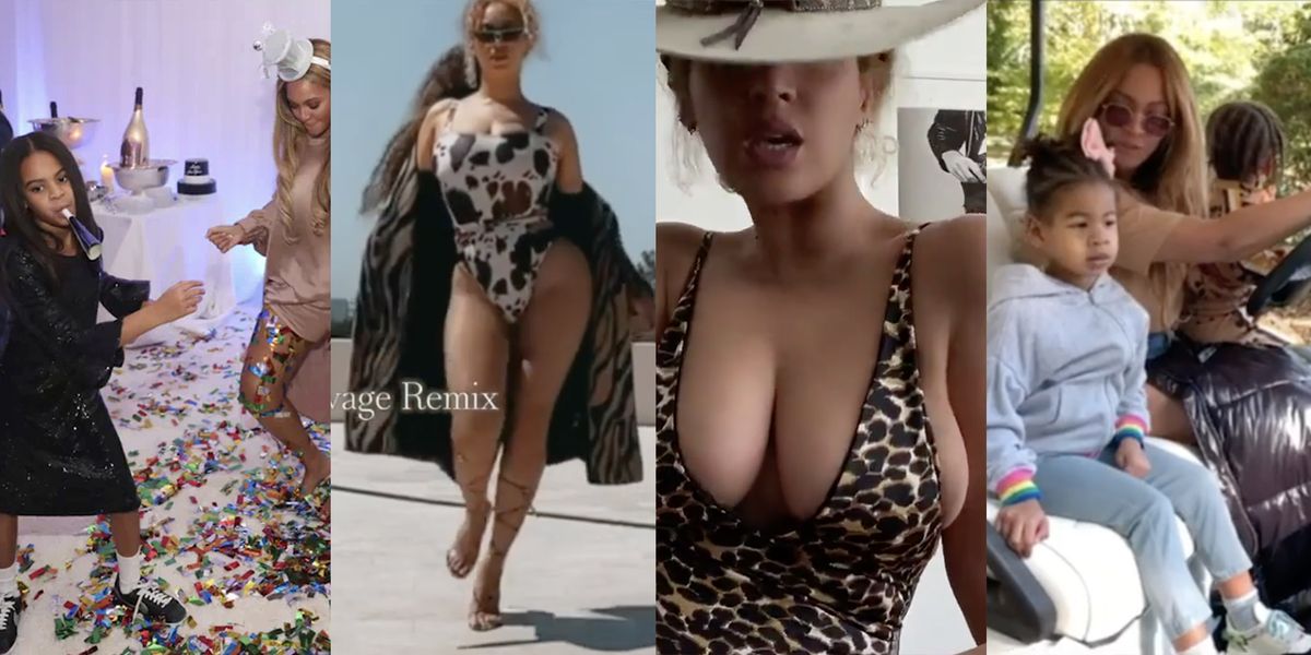 Beyoncé Shares Unseen Footage of Blue Ivy, Rumi, and Sir as She Celebrates the End of 2020