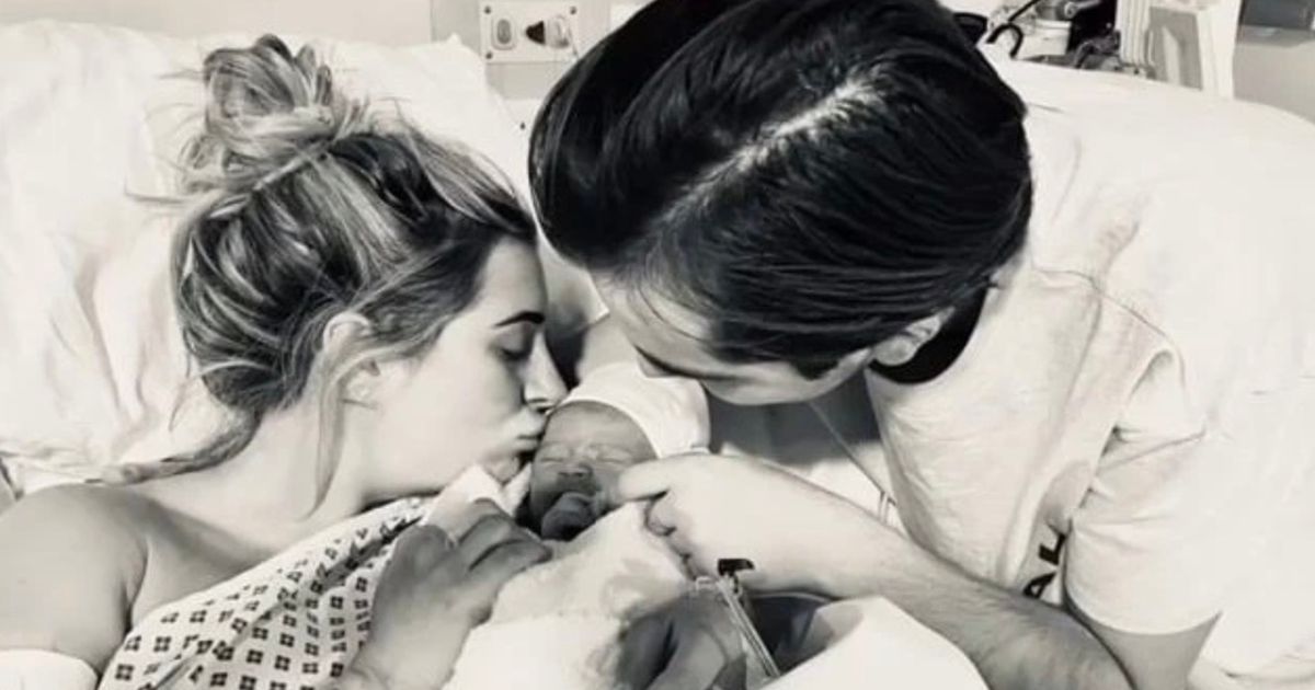 Dani Dyer wells up as she shares tribute to Sammy and new picture of baby Santi