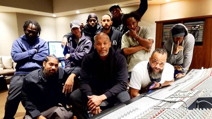 Dr Dre Back In The Studio One Day After Being Released From Hospital