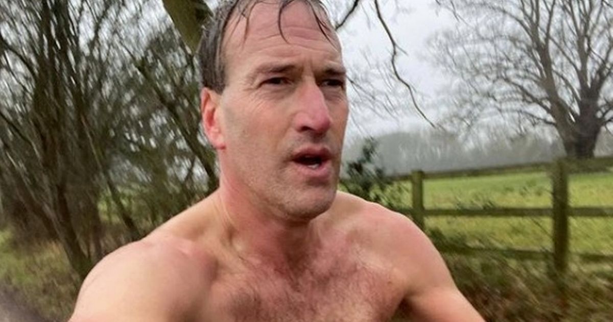 Ripped Ben Fogle has ‘no excuses’ as he unleashes abs and runs topless through the snow