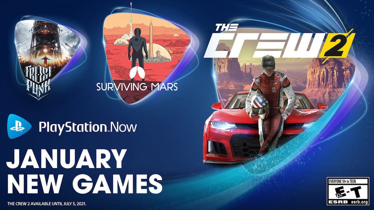 The Crew 2 headlines PlayStation Now’s January lineup