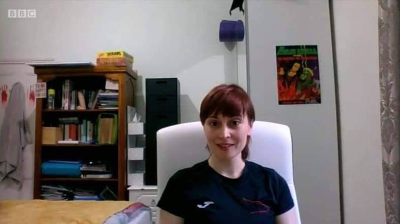 Woman Appears On BBC Wales With Sex Toy On Shelves Behind Her