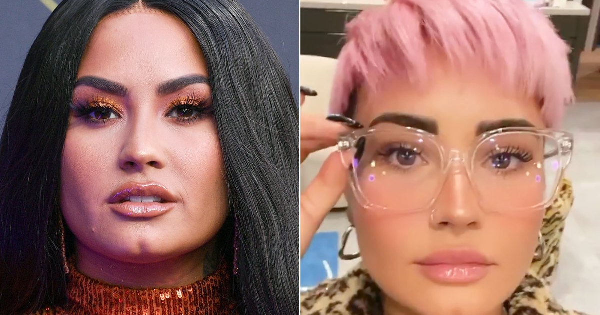 Demi Lovato, Bella Hadid and More Celebrity Hair Transformations of 2021