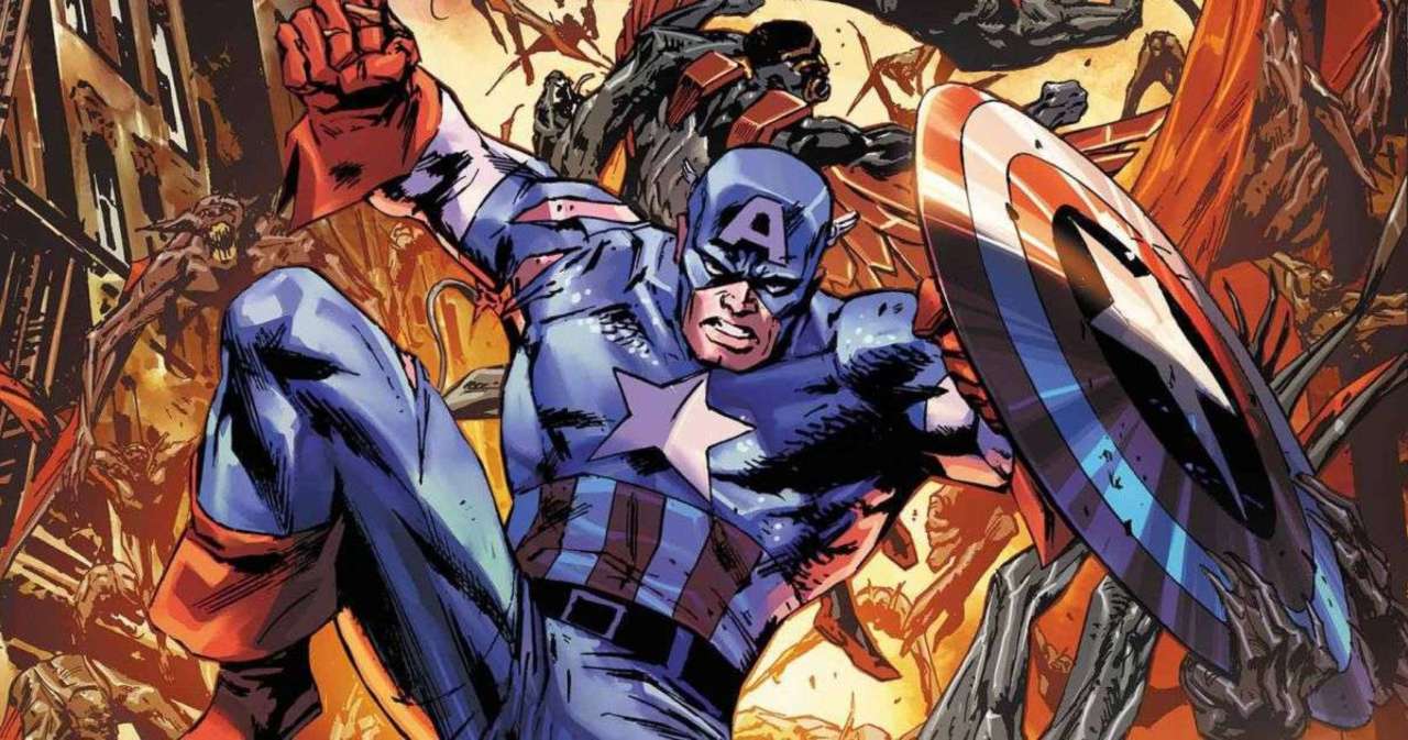 King in Black: Captain America #1 First Look Shows Steve and Bucky Fighting Symbiotes (Exclusive)
