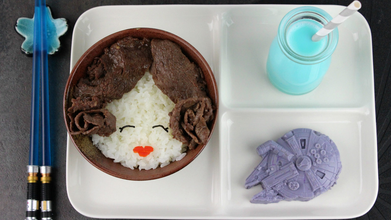 Make a Princess Leia Rice Bowl for Your Next Star Wars: A New Hope Rewatch!