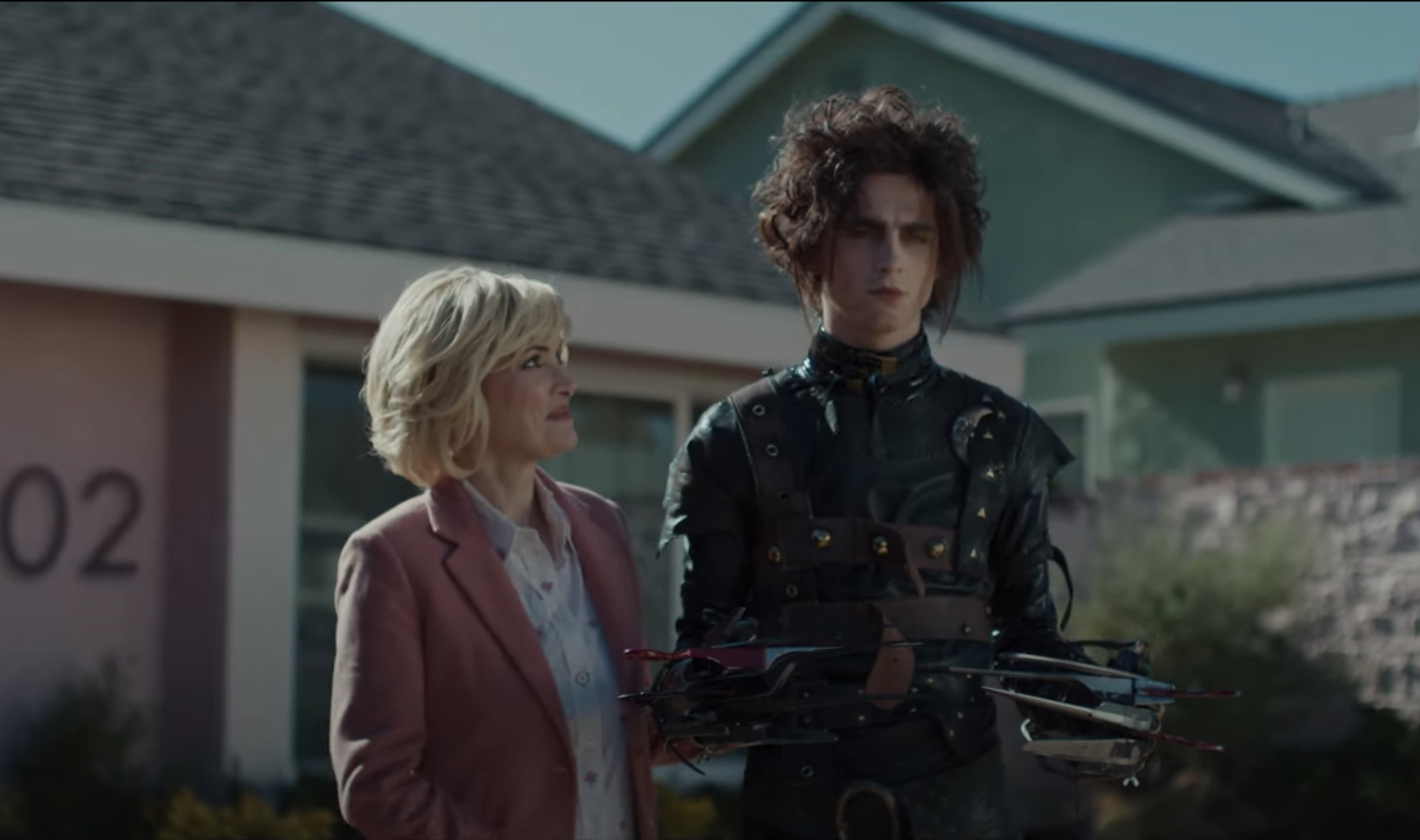 See Timothée Chalamet Play Edward Scissorhands’ Son in Cadillac Super Bowl Ad