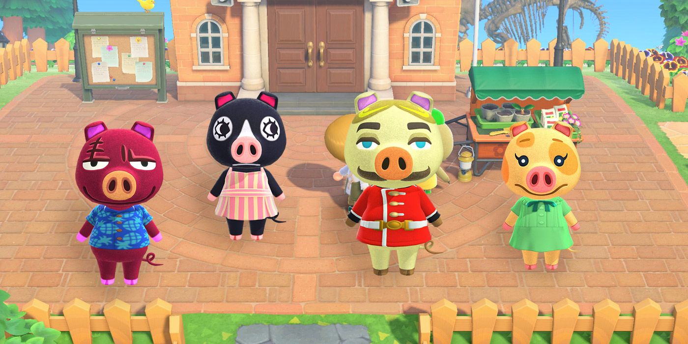 Animal Crossing: New Horizons Pig Villagers to Celebrate National Pig Day With