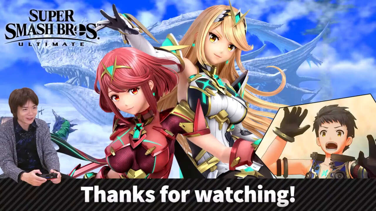 Smash Bros. Ultimate – Official Pyra/Mythra Gameplay Reveal Presentation