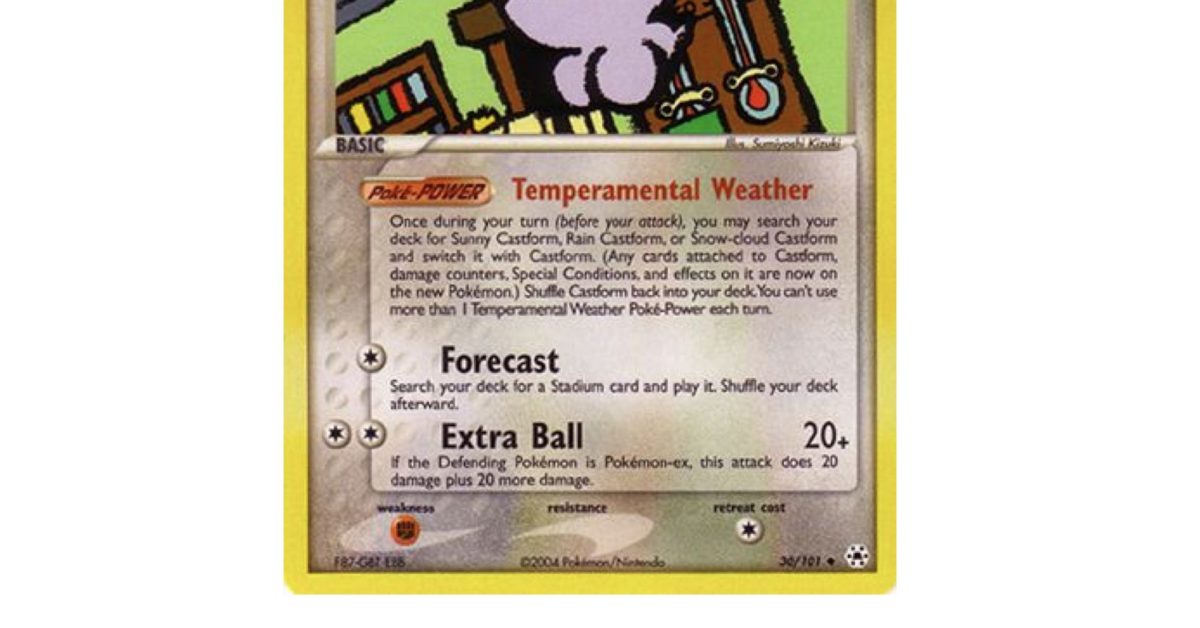 TCG Spotlight: Some Of The Best Castform Pokémon Cards