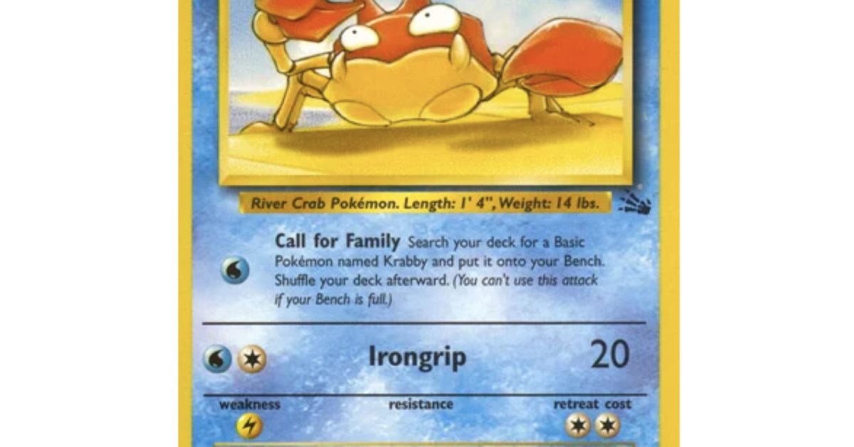 TCG Spotlight: Some Of The Best Krabby Pokémon Cards