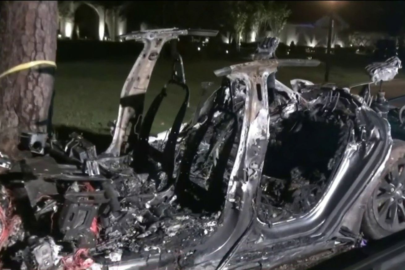 Tesla claims someone was in the driver’s seat in deadly Texas crash
