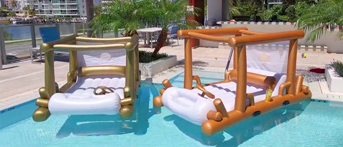 Cool Stuff: Have a Yabba Dabba Pool Time with ‘The Flintstones’ Car Pool Float