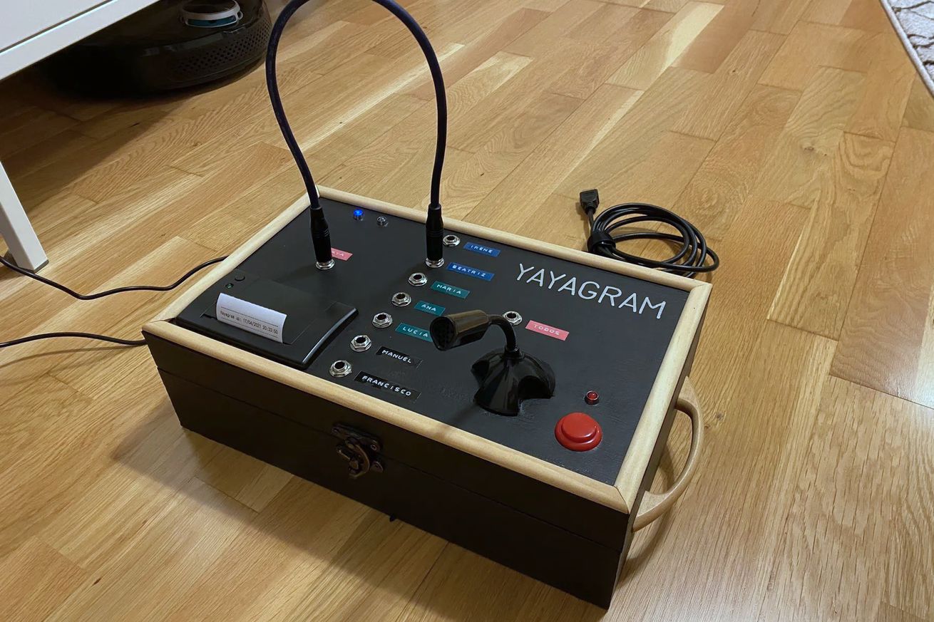 Inventive grandson builds Telegram messaging machine for 96-year-old grandmother