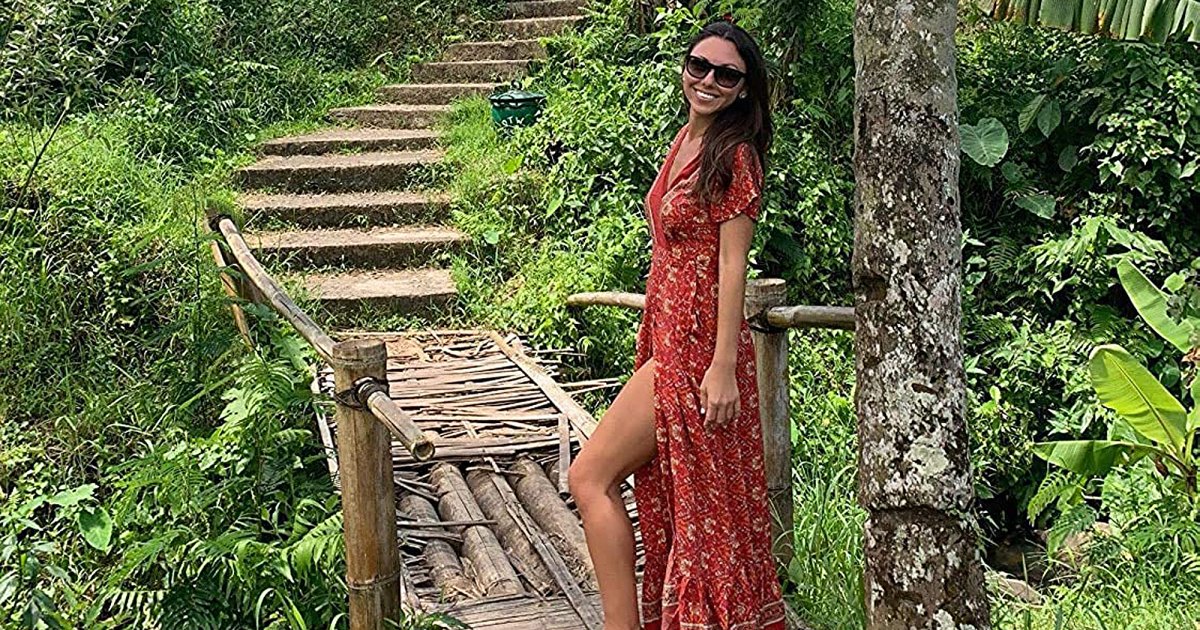 This Magnetizing Maxi Wrap Dress Will Have You Turning Heads